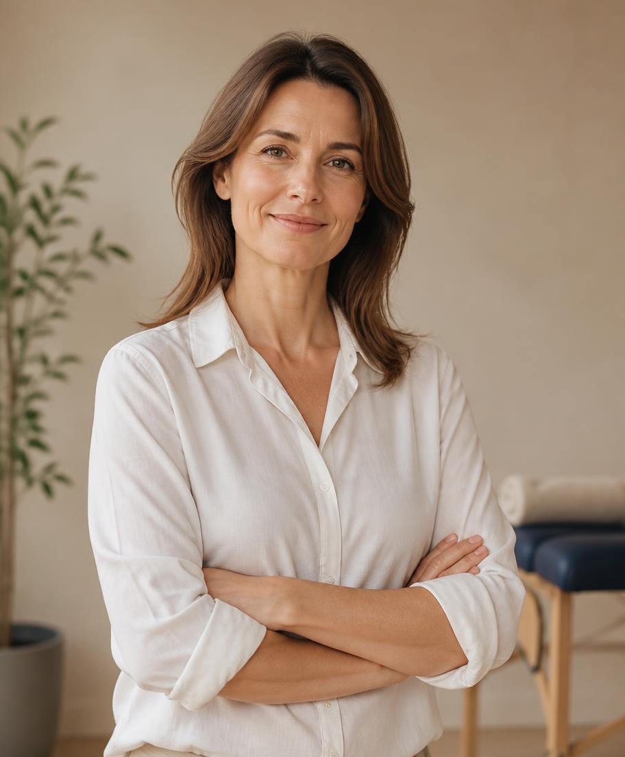 Portrait of Dr. Elena Marsh, Clinical Director at Aldwyn